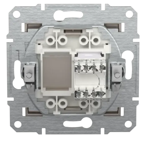Розетка комп'ютерна RJ45, бронза, EPH4300169 Asfora Schneider