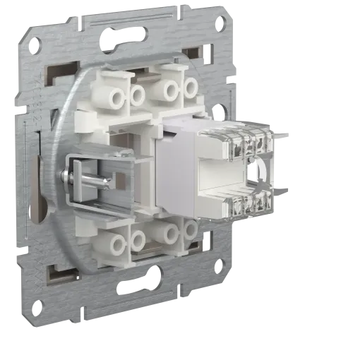Розетка комп'ютерна RJ45, бронза, EPH4300169 Asfora Schneider
