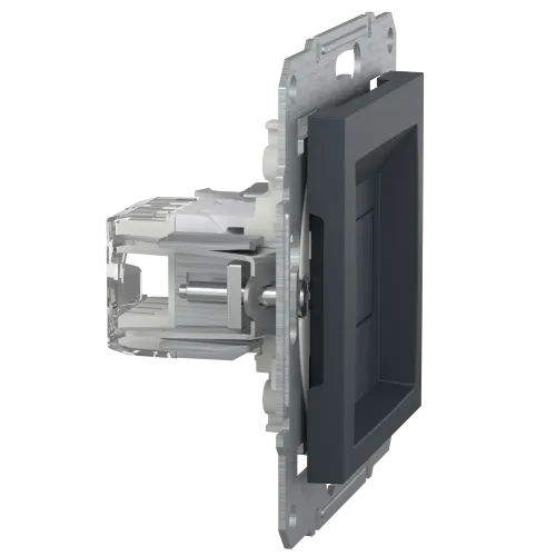 Розетка компьютерная RJ45, антрацит, EPH4300171 Asfora Schneider