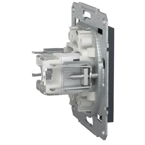Розетка компьютерная RJ45, антрацит, EPH4300171 Asfora Schneider