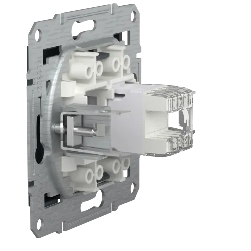 Розетка компьютерная RJ45, антрацит, EPH4300171 Asfora Schneider