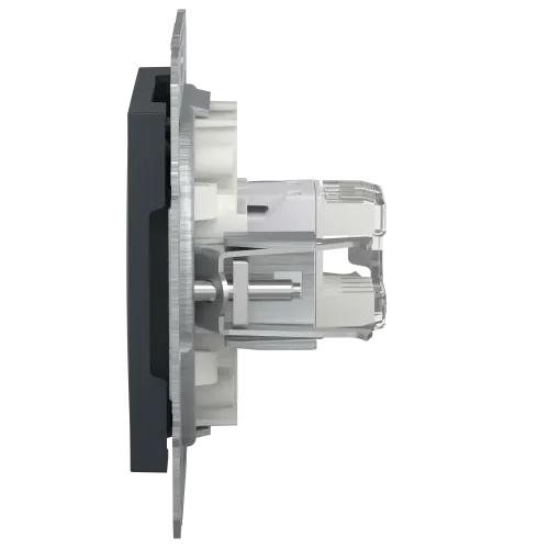 Розетка компьютерная RJ45, антрацит, EPH4300171 Asfora Schneider