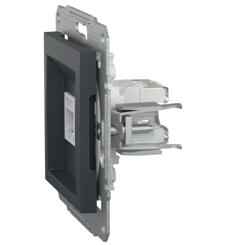 Розетка компьютерная RJ45, антрацит, EPH4300171 Asfora Schneider