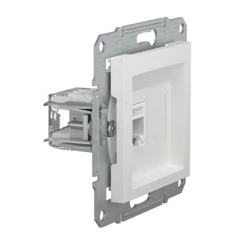 Розетка комп'ютерна RJ45, білий, Schneider Asfora