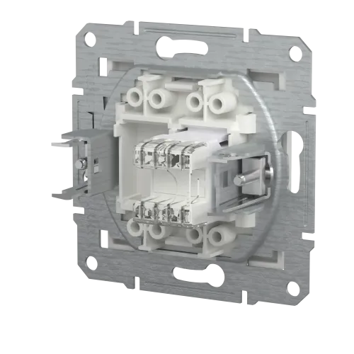 Розетка комп'ютерна RJ45, білий, Schneider Asfora