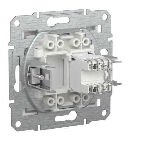 Розетка комп'ютерна RJ45, білий, Schneider Asfora