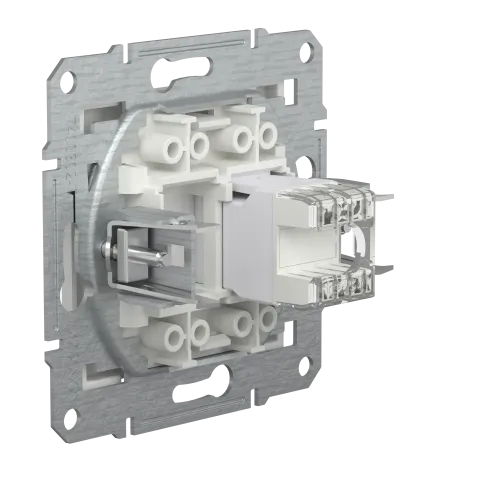 Розетка комп'ютерна RJ45, білий, Schneider Asfora