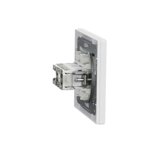 Розетка компьютерная RJ45 двойная, белый, EPH4400121 Schneider Asfora