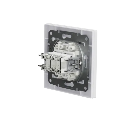 Розетка компьютерная RJ45 двойная, белый, EPH4400121 Schneider Asfora