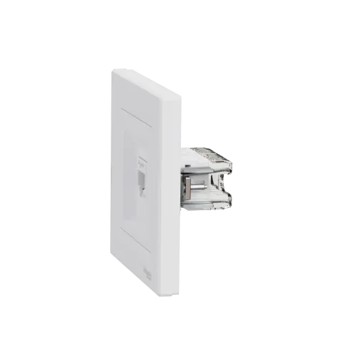 Розетка компьютерная RJ45 двойная, белый, EPH4400121 Schneider Asfora