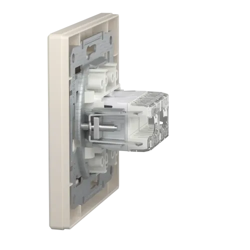 Розетка комп'ютерна RJ-45 подвійна, кремовий, EPH4400123 Schneider Asfora
