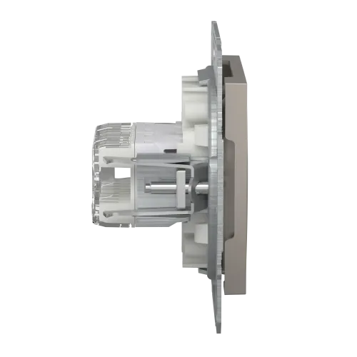 Розетка компьютерная RJ-45 двойная, бронза, EPH4400169 Asfora Schneider