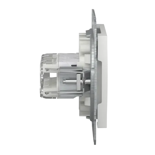 Розетка компьютерная RJ45 двойная, белый, Schneider Asfora