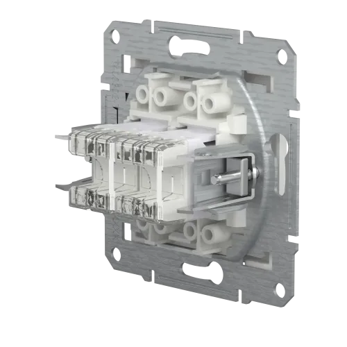 Розетка компьютерная RJ45 двойная, белый, Schneider Asfora