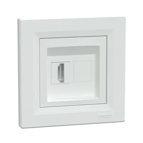 Розетка HDMI, белый, EPH4500121 Schneider Asfora