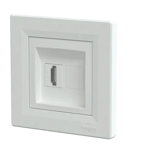 Розетка HDMI, белый, EPH4500121 Schneider Asfora