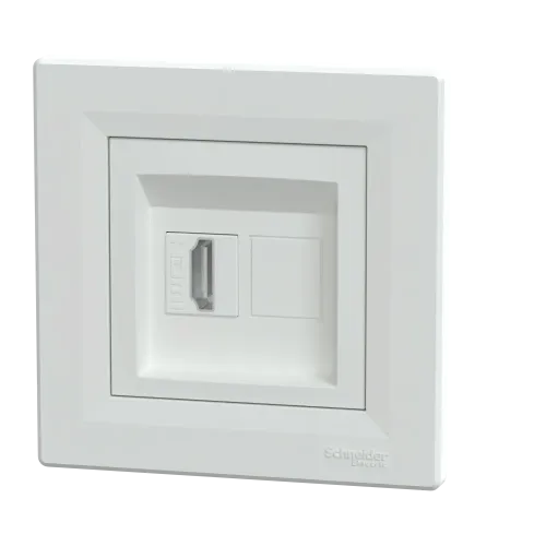 Розетка HDMI, белый, EPH4500121 Schneider Asfora