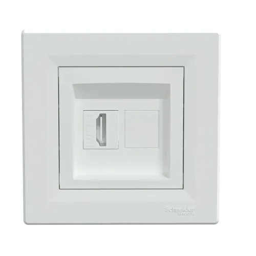 Розетка HDMI, белый, EPH4500121 Schneider Asfora