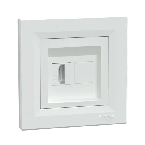 Розетка HDMI, белый, EPH4500121 Schneider Asfora