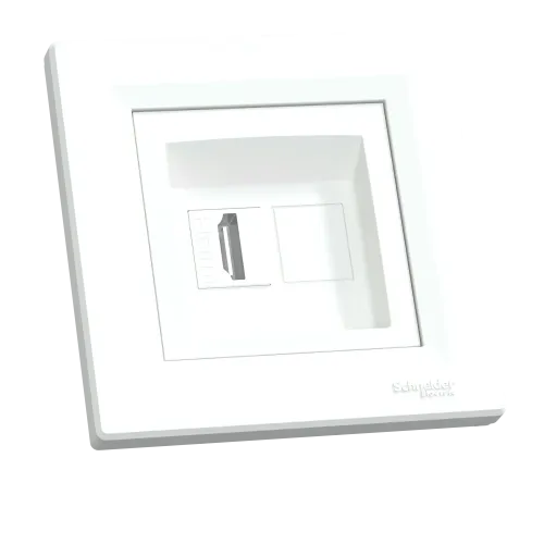 Розетка HDMI, белый, EPH4500121 Schneider Asfora