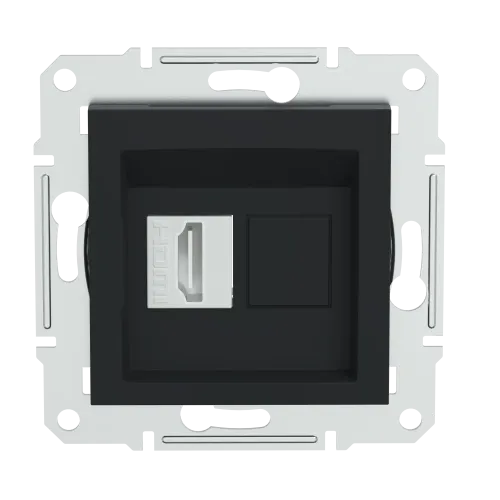 Розетка HDMI, антрацит, EPH4500171 Schneider Asfora