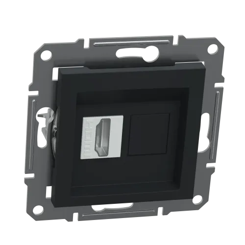 Розетка HDMI, антрацит, EPH4500171 Schneider Asfora