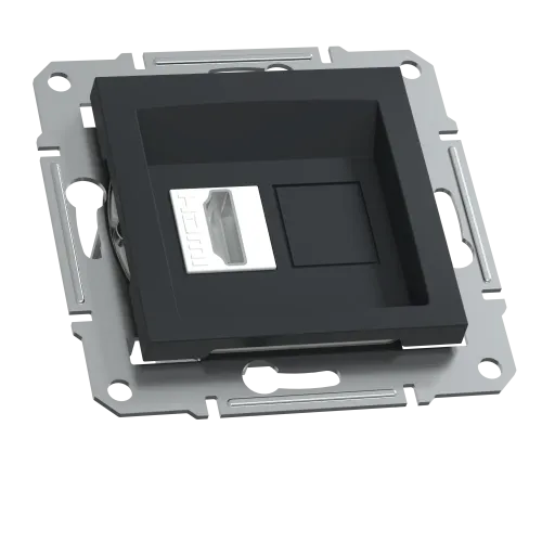 Розетка HDMI, антрацит, EPH4500171 Schneider Asfora