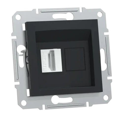 Розетка HDMI, антрацит, EPH4500171 Schneider Asfora