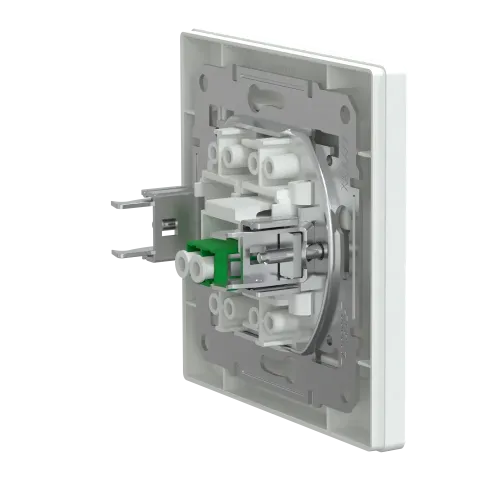 Розетка оптоволоконная LC APC Duplex, белый, EPH4600121 Schneider Asfora