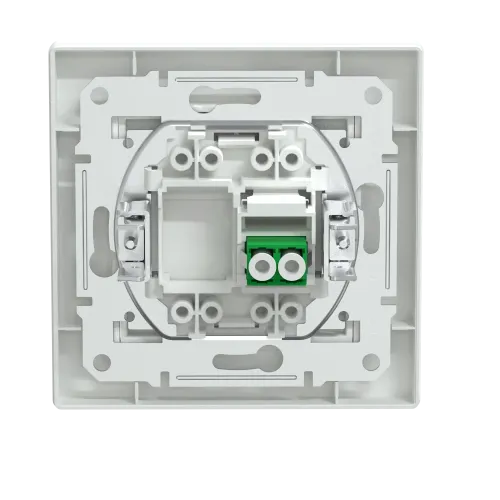 Розетка оптоволоконная LC APC Duplex, белый, EPH4600121 Schneider Asfora