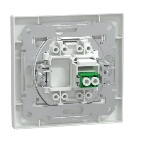 Розетка оптоволоконная LC APC Duplex, белый, EPH4600121 Schneider Asfora