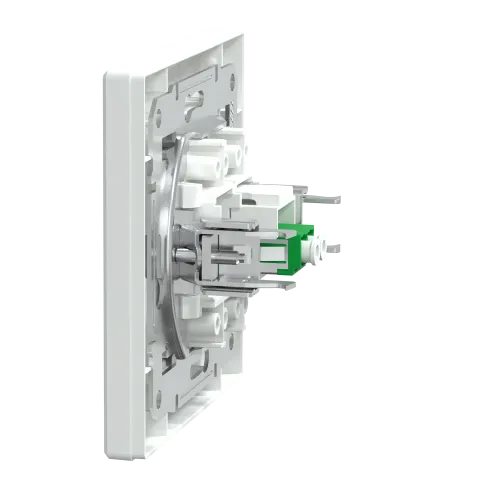 Розетка оптоволоконная LC APC Duplex, белый, EPH4600121 Schneider Asfora