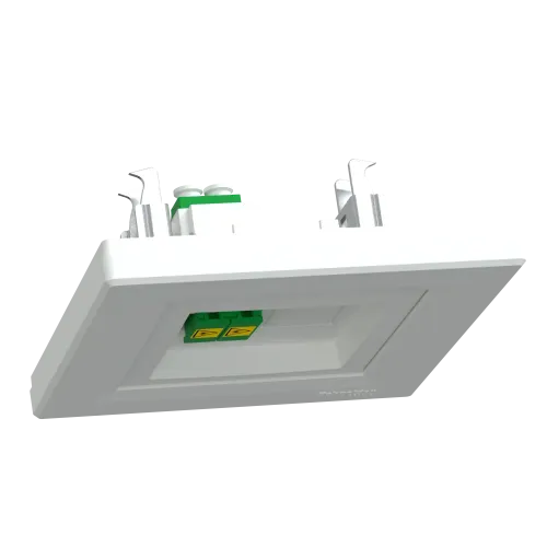 Розетка оптоволоконная LC APC Duplex, белый, EPH4600121 Schneider Asfora