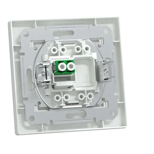 Розетка оптоволоконная LC APC Duplex, белый, EPH4600121 Schneider Asfora