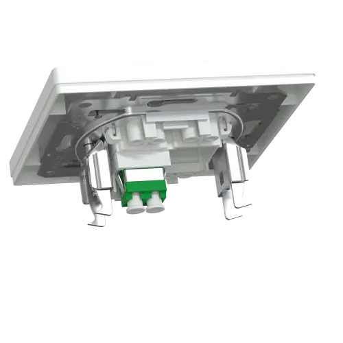 Розетка оптоволоконная LC APC Duplex, белый, EPH4600121 Schneider Asfora