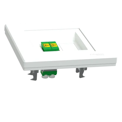 Розетка оптоволоконная LC APC Duplex, белый, EPH4600121 Schneider Asfora
