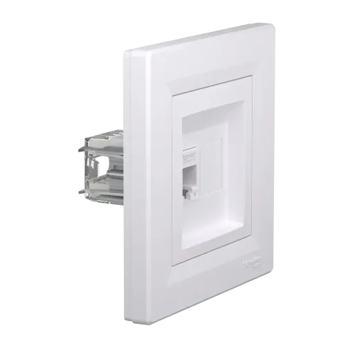 Розетка компьютерная RJ45 кат.6, белый, EPH4700121 Schneider Asfora