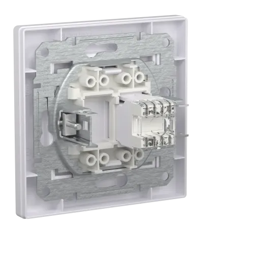 Розетка компьютерная RJ45 кат.6, белый, EPH4700121 Schneider Asfora
