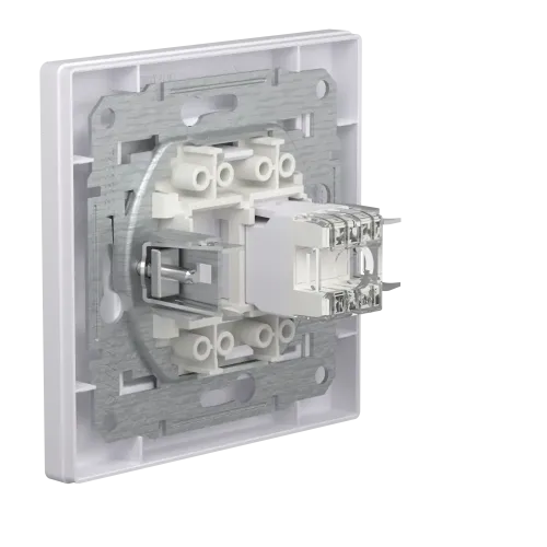 Розетка компьютерная RJ45 кат.6, белый, EPH4700121 Schneider Asfora