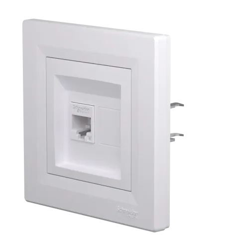 Розетка компьютерная RJ45 кат.6, белый, EPH4700121 Schneider Asfora
