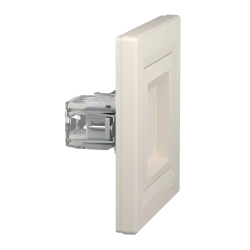 Розетка компьютерная RJ-45 кат.6, кремовый, EPH4700123 Schneider Asfora