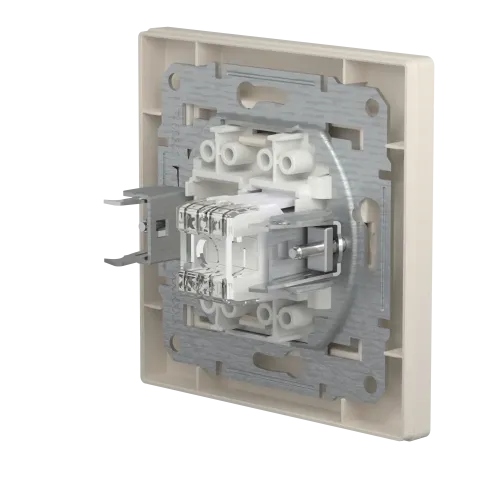 Розетка компьютерная RJ-45 кат.6, кремовый, EPH4700123 Schneider Asfora