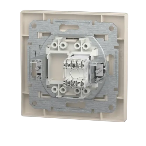 Розетка компьютерная RJ-45 кат.6, кремовый, EPH4700123 Schneider Asfora