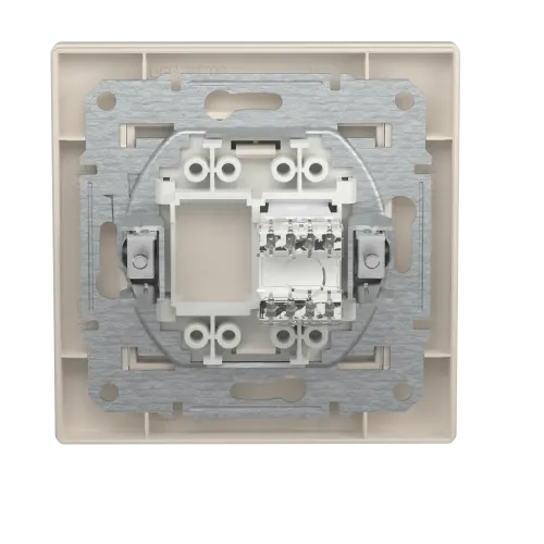 Розетка компьютерная RJ-45 кат.6, кремовый, EPH4700123 Schneider Asfora