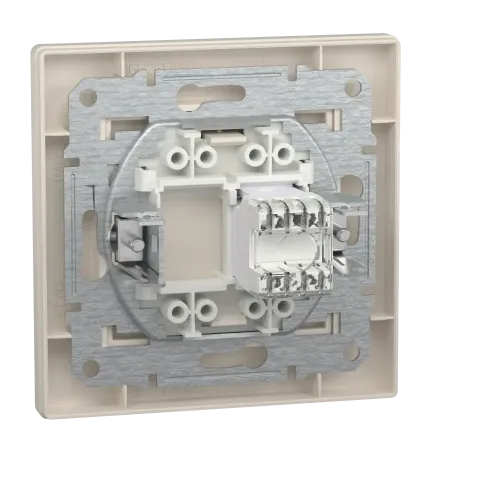 Розетка компьютерная RJ-45 кат.6, кремовый, EPH4700123 Schneider Asfora