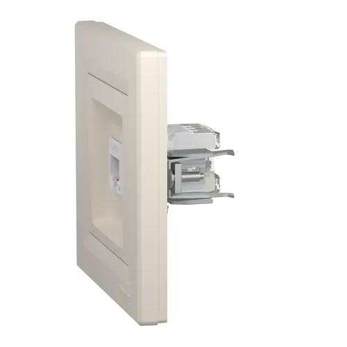 Розетка компьютерная RJ-45 кат.6, кремовый, EPH4700123 Schneider Asfora