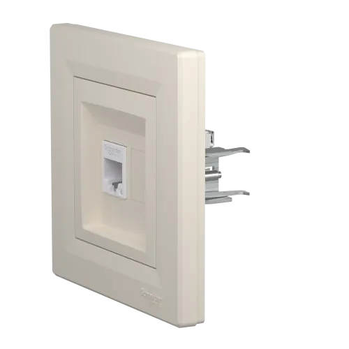 Розетка компьютерная RJ-45 кат.6, кремовый, EPH4700123 Schneider Asfora