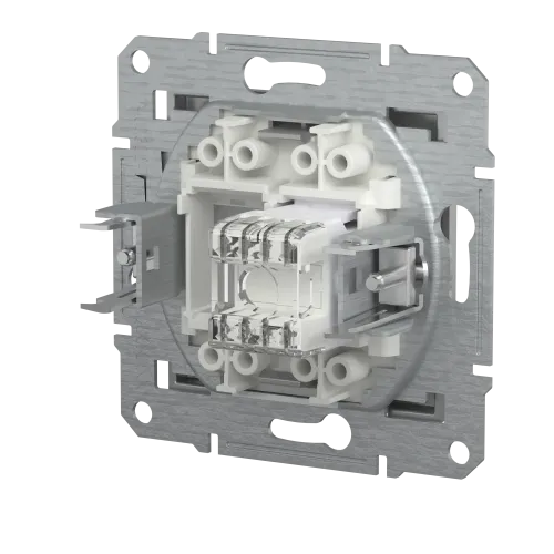 Розетка компьютерная RJ45 кат.6, алюминий, EPH4700161 Asfora Schneider