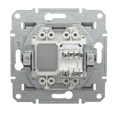 Розетка компьютерная RJ45 кат.6, алюминий, EPH4700161 Asfora Schneider