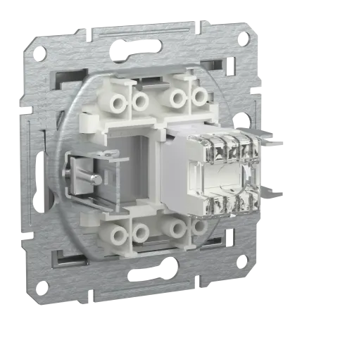 Розетка компьютерная RJ45 кат.6, алюминий, EPH4700161 Asfora Schneider